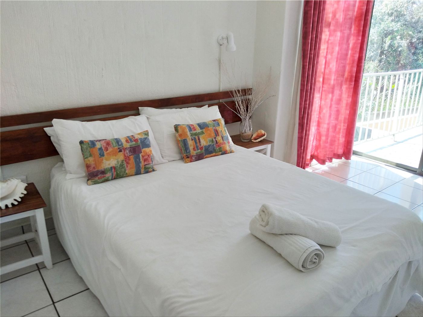 Main bedroom opening onto the balcony